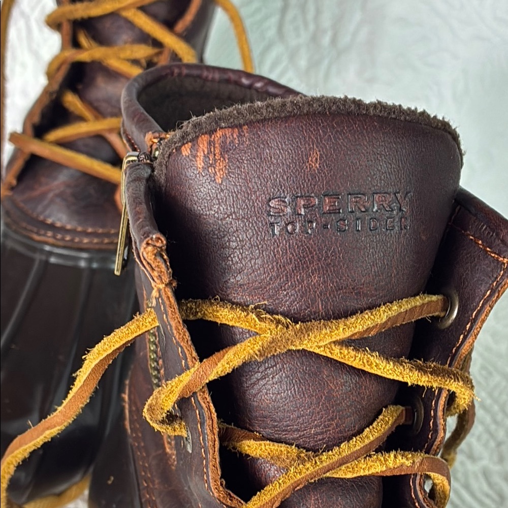 Sperry Black and Brown Duck Boots - Picture 12 of 16